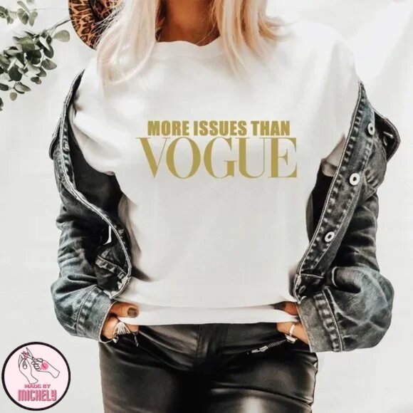 More issues than Vogue Graphic WhiteT-Shirt - Picture 2 of 5